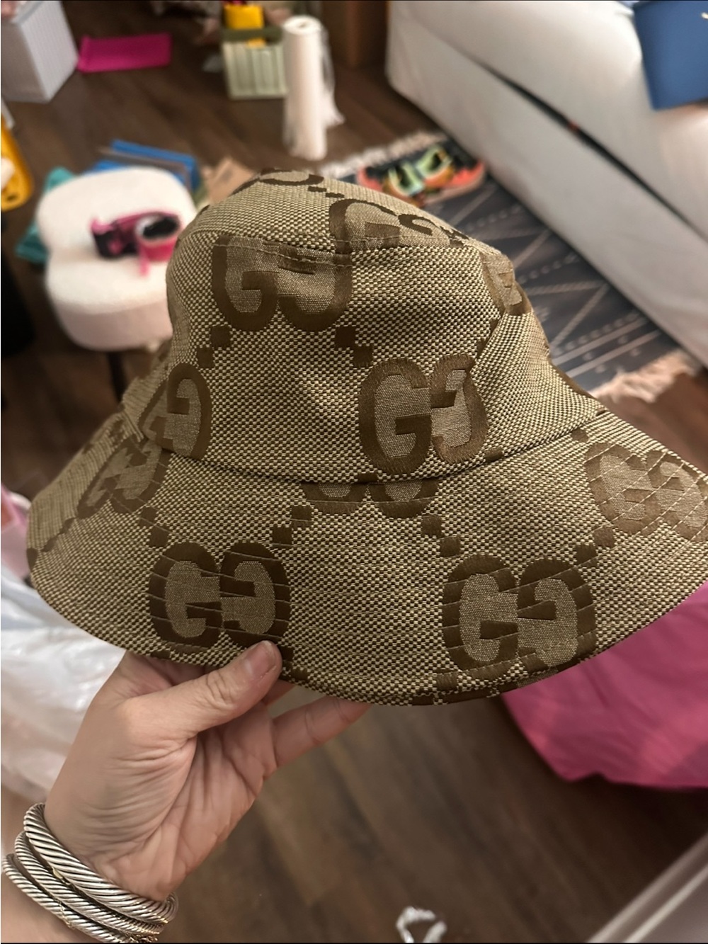 Inspired Brown Logo Bucket Hat